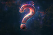 © SANA - question mark symbol, Dive into the depths of curiosity with an abstract question mark background, brought to life by the creative prowess of generative AI