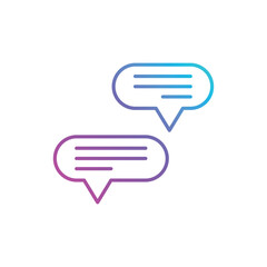 communication vector icon