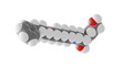 salmeterol molecule, selective beta-2-adrenergic agonists, molecular structure, isolated 3d model van der Waals