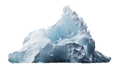 Wall Mural - iceberg isolated on transparent background