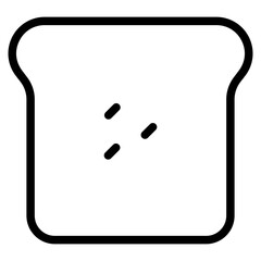 Canvas Print - bread icon