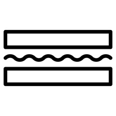 Canvas Print - sandwich icon