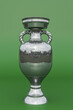european cup isolated on green background