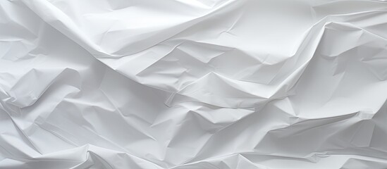 Aufkleber - The crumpled paper has a white color texture background perfect for a copy space image