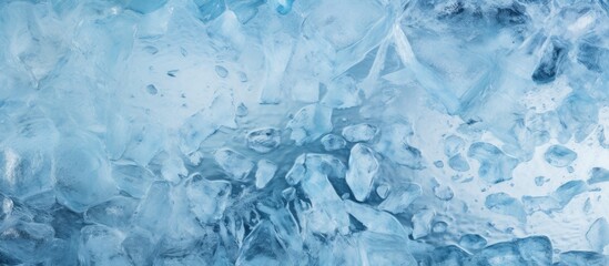 Poster - A copy space image featuring a textured background of ice
