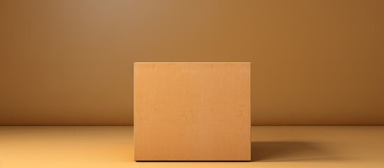 Poster - A cardboard box with wooden blanks is shown in the copy space image