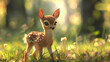 © Camalia MN - A cute baby deer in the forest