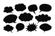 © mobarok8888 - Comic speech bubble hand-drawn on a white background in the style of a doodle Vector illustration bubble chat, message element