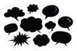 © mobarok8888 - Comic speech bubble hand-drawn on a white background in the style of a doodle Vector illustration bubble chat, message element
