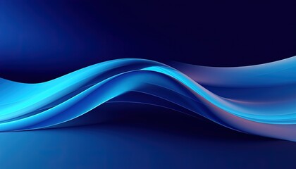 Wall Mural -  futuristic wave abstract business background banner, swirl wave abstract background
