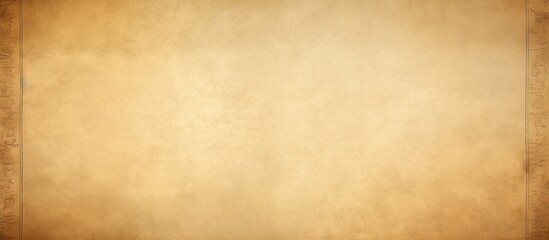 Poster - Copy space image of vintage parchment paper with a textured banner design resembling wallpaper