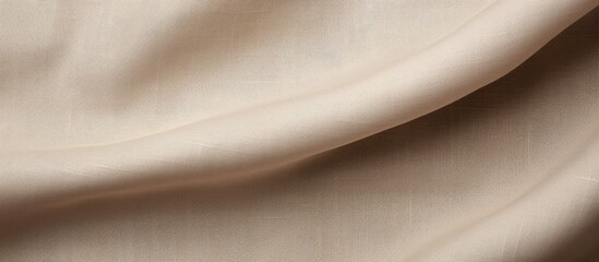 Leinwandbilder - A detailed view of linen fabric with ample space for accomodating other elements in an image