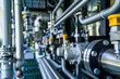 © Degimages - An industrial IoT setting with sensors and machinery networked for automated monitoring and production optimization.