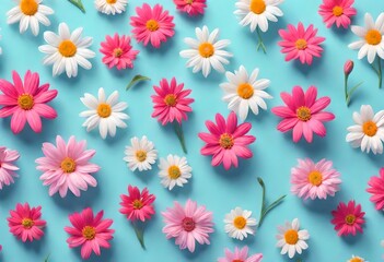 Sticker - flowers background