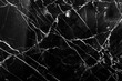 Luxurious Black Marble Texture with White Veins - Saint-Pierre