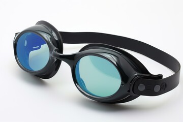 High-quality swimming goggles with adjustable strap and mirrored lenses, perfect for training and competition