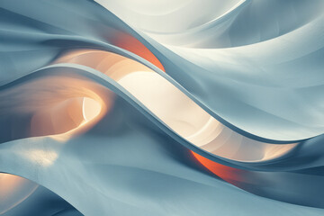 Poster - Modern graphic design of a poster with a soft gradient and sharp lines cutting across the canvas,