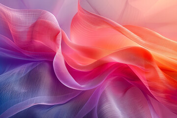Poster - Minimalist art piece with a gradient background and thin, intersecting lines creating a sense of motion,