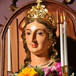 représentation d'une icone dorée dans une église ou une chapelle en ia