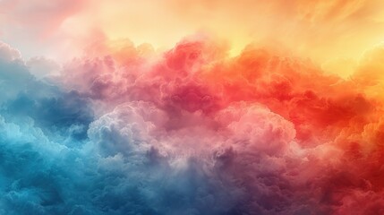 clouds sky pastel abstract bright blue background cloudy orange nature textured fantasy