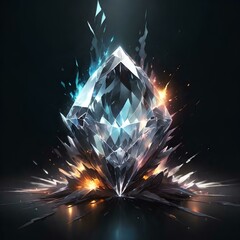 Wall Mural - 
energized diamond 3