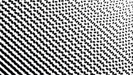 Black and white halftone pattern vector image for backdrop or wallpaper. Abstract Background dots halftone