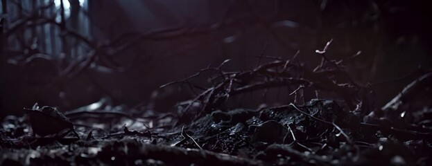 Crown Of Thorns Represents Jesus Crucifixion on Good Friday 4K Video