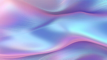 Wall Mural - holographic gradient neon wide banner, fashionable pastel rainbow unicorn background. hologram color