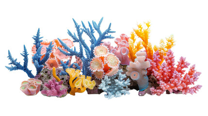 Coral reef, Corals isolated on white background png transparent 