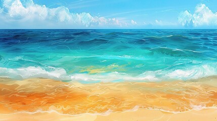 Wall Mural -  sea summer or spring abstract background