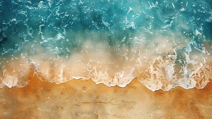 Wall Mural -  sea summer or spring abstract background