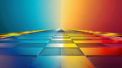 Wall Mural - A stunningly vivid photo reminiscent of a dream with intricate details and vibrant colors.