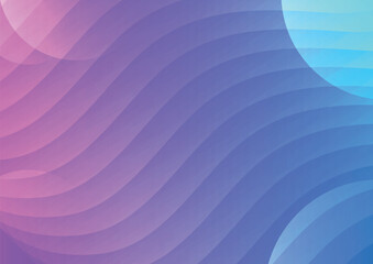 Wall Mural - Purple Minimal geometric background. elements with fluid gradient. Dynamic shapes composition. Eps10 vector