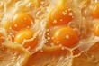 egg yolks  closeup