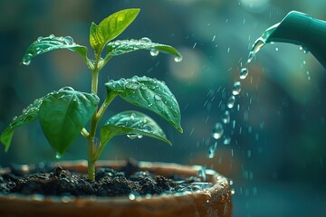 nature plant growth green agriculture leaf seed tree life new sapling small gardening dirt grow seedling rain