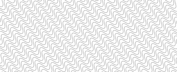 Wall Mural - Abstract black blend lines with oblique stripe on white background vector illustration
