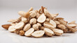 arrowroot dry fruit on white background
