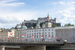 Staatsbrücke mit Altstadt und Festung Hohensalzburg in Salzburg