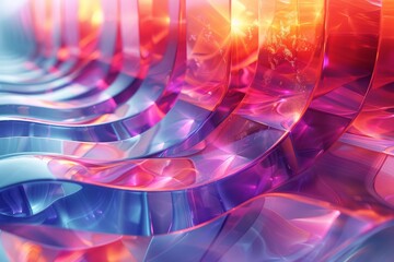 Wall Mural - an artistic rendering of flowing designs with a warm color gradient that creates a captivating visua