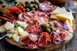 Looking for a delicious and easy way to entertain guests? Look no further than our charcuterie board! This board is loaded with a variety of cured meats, cheeses, and olives, all o