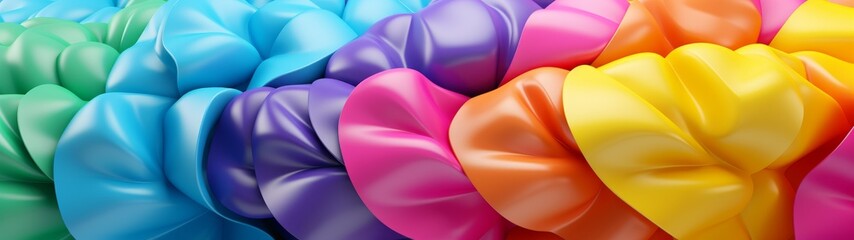 Canvas Print - Vibrant Colorful Balloons