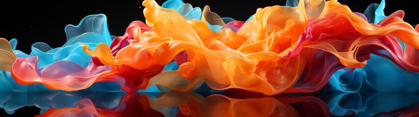 Poster - Vibrant abstract color explosion