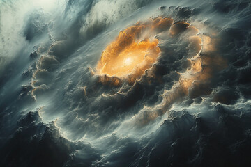 Wall Mural - surreal solar system: a celestial canvas of wonders and imagination. generative ai