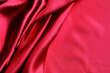 Red silk fabric