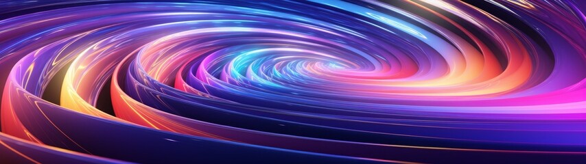 Poster - Vibrant swirling abstract background