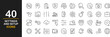 © mi-vector - Setting and setup icon set. UI icon set. Contains such icons as gear, adjustments, setup, preferences, containing options, controls, service, operation icons and more. Vector illustration
