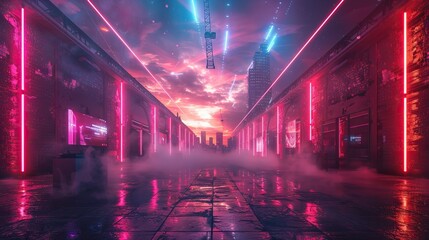 Wall Mural - city lights