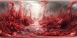An immersive 360-degree panorama of blood filtration in the kidneys, where waste products and excess ions are removed from the