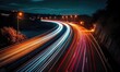 © RocknRoller Studios - Dramatic Timelapse of Traffic. Dynamic Transport or High-Speed Transfer Concept.