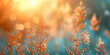 Blurred grass background with bokeh effect. Nature concept.